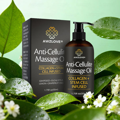 Awzlove® Luxurious Collagen & Stem Cell Anti-Cellulite Massage Oil🏆 (🔥70% Off for a Limited Time!)