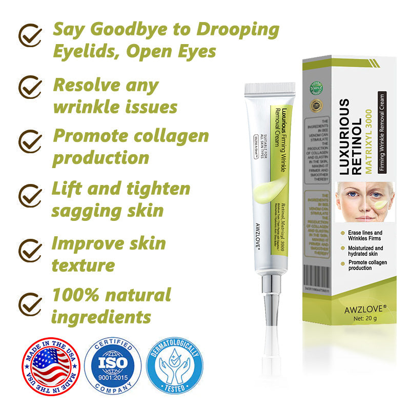 Made and shipped from the USA👩‍⚕️---Awzlove® Luxurious Retinol &  Matrixyl 3000 Firming Wrinkle Removal Cream💯-Last Day Promotion 70% OFF💯