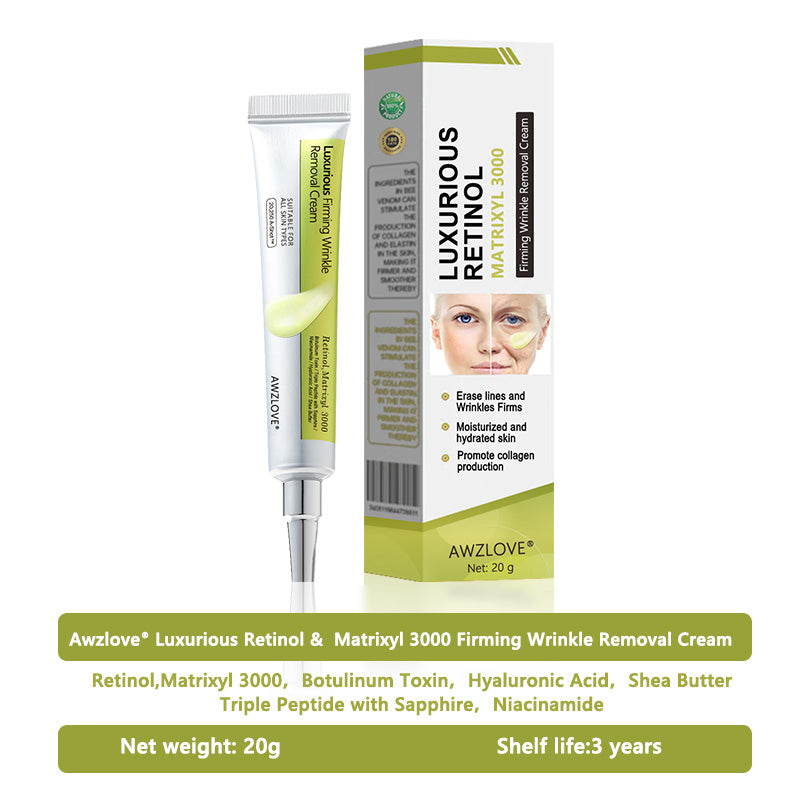 Made and shipped from the USA👩‍⚕️---Awzlove® Luxurious Retinol &  Matrixyl 3000 Firming Wrinkle Removal Cream💯-Last Day Promotion 70% OFF💯