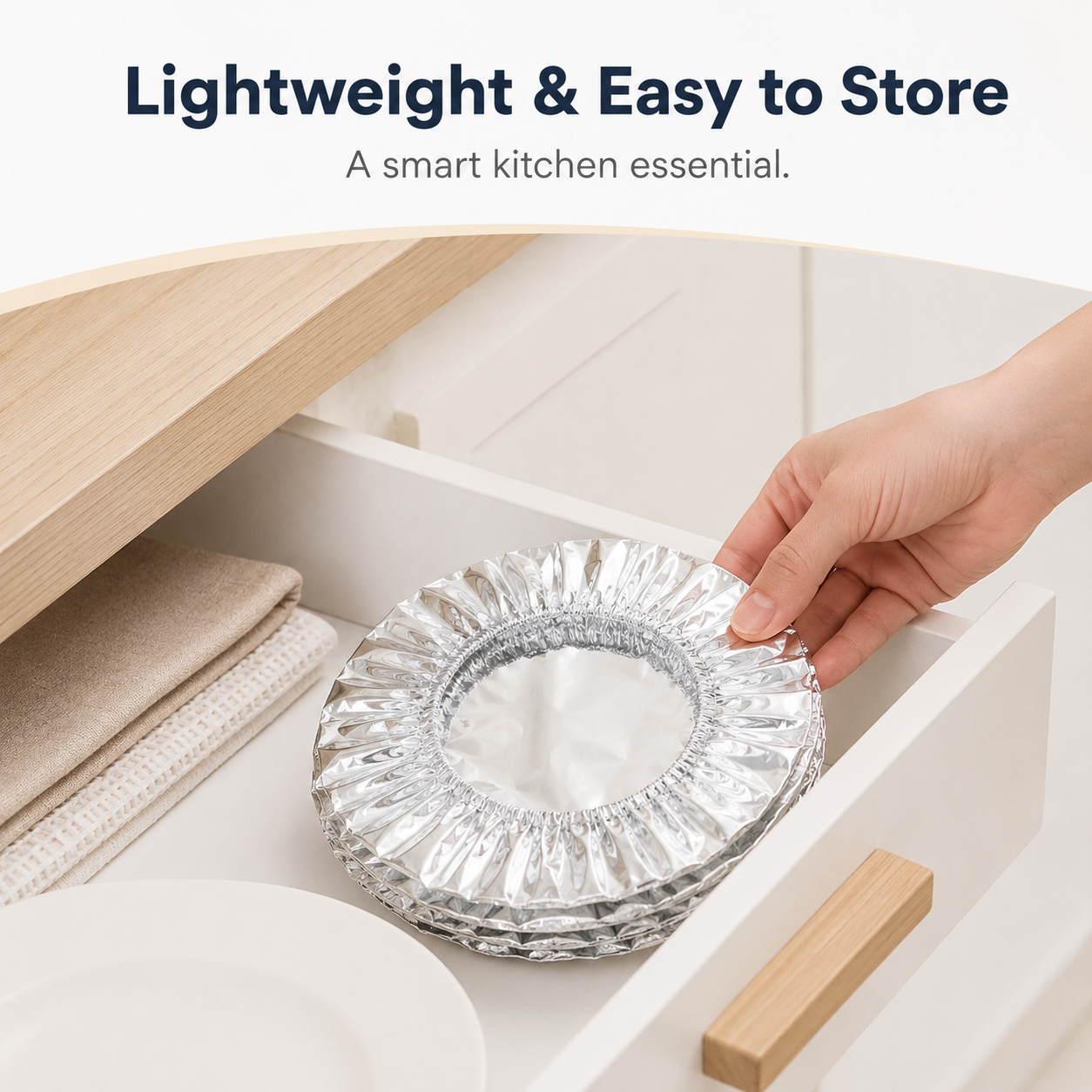 🔥 Healrize® Collapsible Aluminum Foil Food Cover | Keep Meals Warm, Fresh & Protected from Fruit Flies 🍲⏱️3