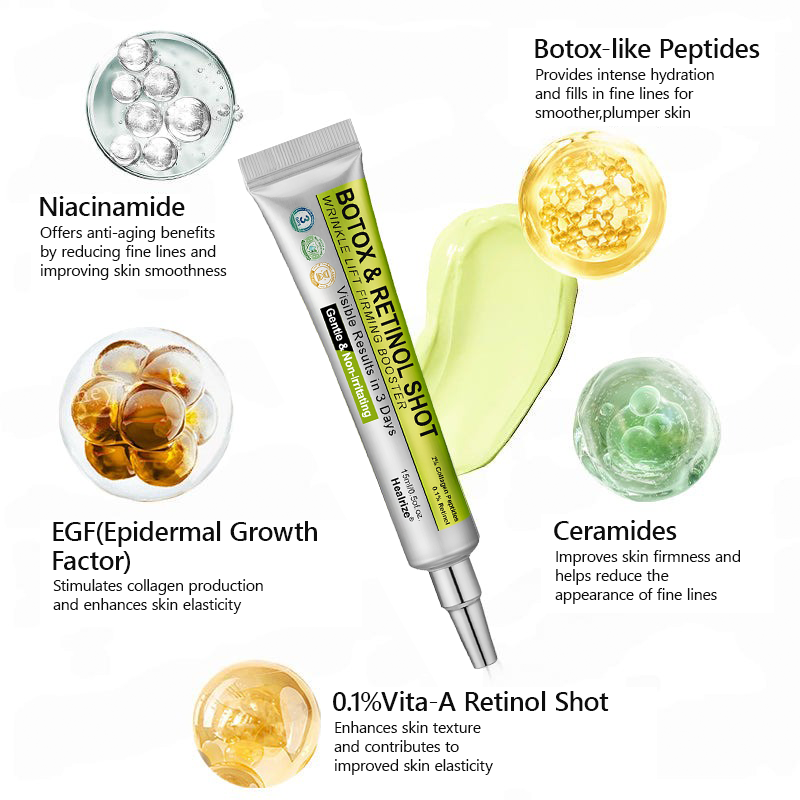 👩‍⚕️Made and shipped from USA 🏆Healrize® Botox & Vita-A Retinol Shot Wrinkle-Lift Tightening cream - Last Day Promotion 70% OFF🏆