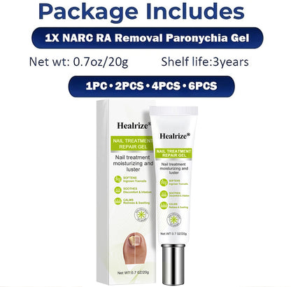 Healrize® NAIL TREATMENT REPAIR GEL(Removal Paronychia,Fungal infections, ingrown nail, discolored or damaged nails)💅