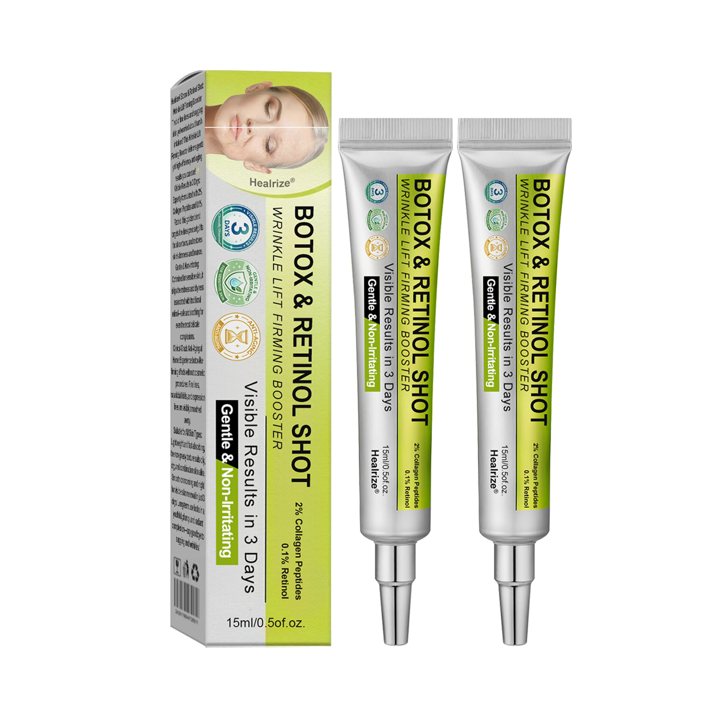 👩‍⚕️Made and shipped from USA 🏆Healrize® Botox & Vita-A Retinol Shot Wrinkle-Lift Tightening cream - Last Day Promotion 70% OFF🏆