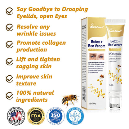 Made and shipped from the US🎁--Awzlove® Botox Bee Venom Wrinkle Removal Roll-On Cream-Last Day Promotion 70% OFF 🎁