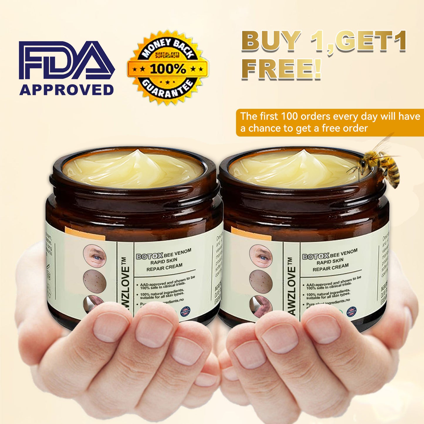 𝐎𝐟𝐟𝐢𝐜𝐢𝐚𝐥 𝐒𝐭𝐨𝐫𝐞🌟𝐀𝐰𝐳𝐥𝐨𝐯𝐞® 𝐁𝐨𝐭𝐨𝐱 𝐁𝐞𝐞 𝐕𝐞𝐧𝐨𝐦 𝐑𝐚𝐩𝐢𝐝 𝐒𝐤𝐢𝐧 𝐑𝐞𝐩𝐚𝐢𝐫 𝐂𝐫𝐞𝐚𝐦 (𝟐𝟒/𝟕 𝐑𝐞𝐩𝐚𝐢𝐫 | 𝐒𝐨𝐨𝐭𝐡𝐢𝐧𝐠 𝐑𝐞𝐥𝐢𝐞𝐟 | 𝟗𝟎% 𝐋𝐞𝐬𝐬 𝐈𝐧𝐟𝐥𝐚𝐦𝐦𝐚𝐭𝐢𝐨𝐧) 👑