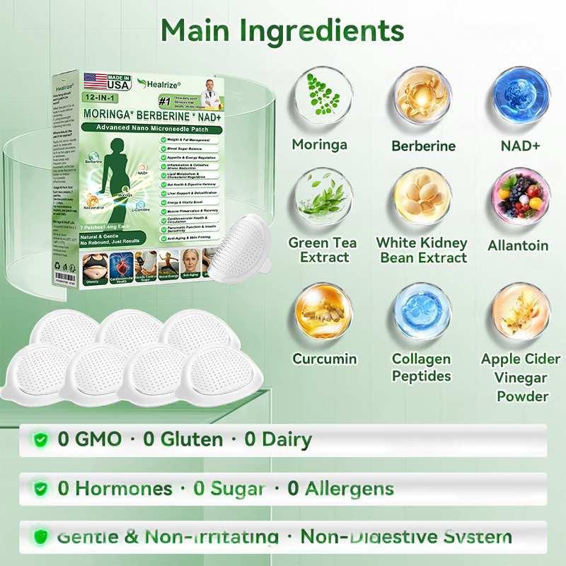 𝑶𝒇𝒇𝒊𝒄𝒊𝒂𝒍 𝑺𝒕𝒐𝒓𝒆  | 👩‍⚕️ H𝐞a𝐥r𝐢z𝐞® 1𝟐-𝐈N-1 M𝐨r𝐢n𝐠a * B𝐞r𝐛e𝐫i𝐧e * N𝐀D+ 𝐀d𝐯a𝐧c𝐞d N𝐚n𝐨 𝐌i𝐜r𝐨n𝐞e𝐝l𝐞 𝐏a𝐭c𝐡 (𝐎𝐧𝐜𝐞 𝐃𝐚𝐢𝐥𝐲, 𝐯𝐢𝐬𝐢𝐛𝐥𝐞 𝐜𝐡𝐚𝐧𝐠𝐞𝐬 𝐢𝐧 𝟕 𝐝𝐚𝐲𝐬）🎖️ F𝐨r 𝐎𝐛𝐞𝐬𝐢𝐭𝐲, 𝐋o𝐨s𝐞 𝐒k𝐢n, 𝐃𝐢𝐚𝐛𝐞𝐭𝐞𝐬, 𝐒𝐥𝐞𝐞𝐩 𝐀𝐩𝐧𝐞𝐚, 𝐀𝐧𝐝 𝐉𝐨𝐢𝐧𝐭 𝐈𝐬𝐬𝐮𝐞𝐬🎖️