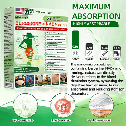 𝑶𝒇𝒇𝒊𝒄𝒊𝒂𝒍 𝑺𝒕𝒐𝒓𝒆  | 👨‍⚕️Healrize®𝑴𝒐𝒓𝒊𝒏𝒈𝗮 · 𝗕𝗲𝗿𝗯𝗲𝗿𝙞𝙣𝙚 × 𝙉𝘼𝐃+ 𝟏𝟎-𝐢𝐧-𝟏 𝗔𝗱𝘃𝗮𝗻𝗰𝙚𝙙 Nano Microwave Thermal Metabolic Patch(𝐉𝐮𝐬𝐭 𝐨𝐧𝐜𝐞 𝐚 𝐝𝐚𝐲, 𝐯𝐢𝐬𝐢𝐛𝐥𝐞 𝐜𝐡𝐚𝐧𝐠𝐞𝐬 𝐢𝐧 𝟕 𝐝𝐚𝐲𝐬） ✅ 𝐅𝐨𝐫 𝐨𝐛𝐞𝐬𝐢𝐭𝐲, 🅛🅞🅞🅢🅔 🅢🅚🅘🅝,𝐝𝐢𝐚𝐛𝐞𝐭𝐞𝐬, 𝐬𝐥𝐞𝐞𝐩 𝐚𝐩𝐧𝐞𝐚, 𝐣𝐨𝐢𝐧𝐭 𝐢𝐬𝐬𝐮𝐞𝐬, 𝐚𝐧𝐝 𝐦𝐨𝐫𝐞 👑