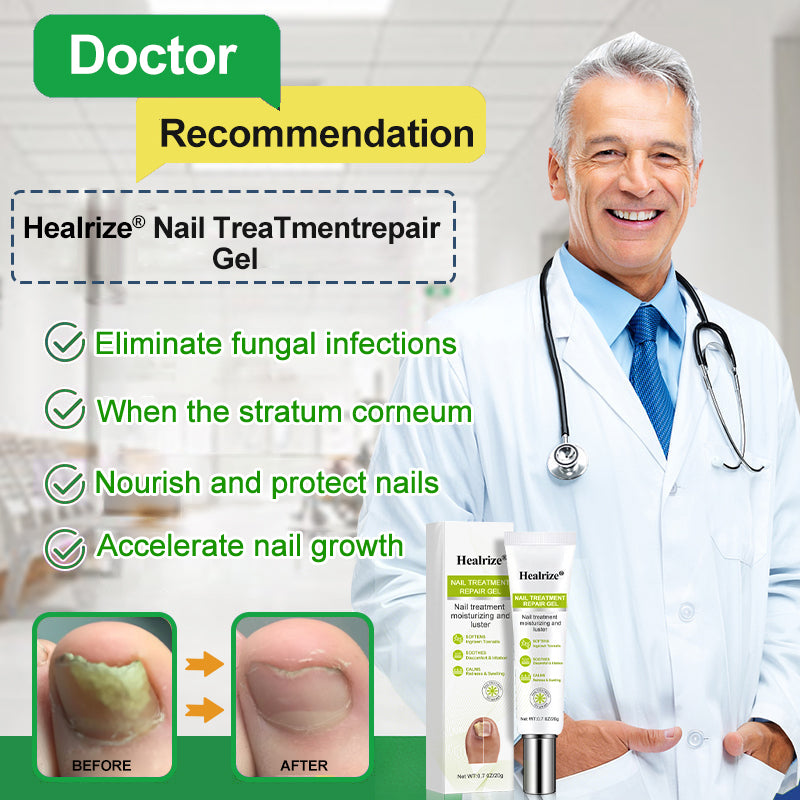 Healrize® NAIL TREATMENT REPAIR GEL(Removal Paronychia,Fungal infections, ingrown nail, discolored or damaged nails)💅