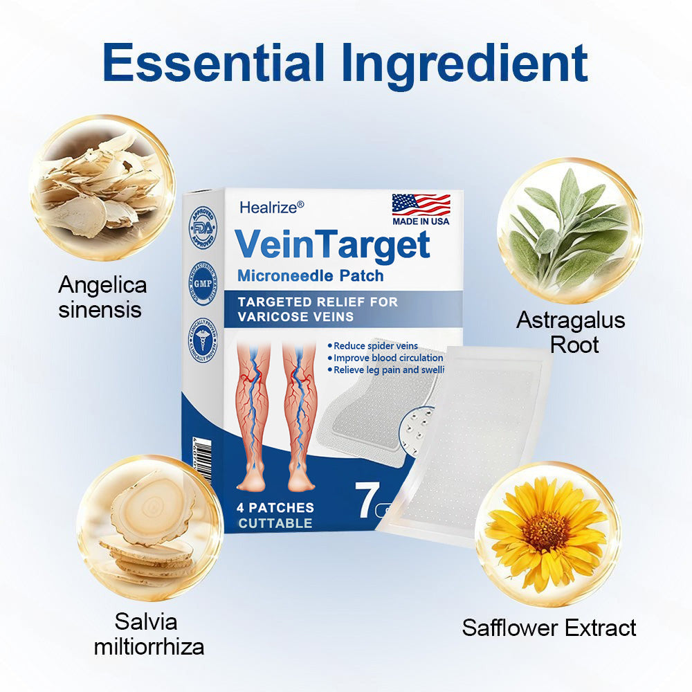 🇺🇸👨‍⚕️👍✅Healrize® VeinTarget Microneedle Patch🚀Instant Relief, Long-Term Results 🚀