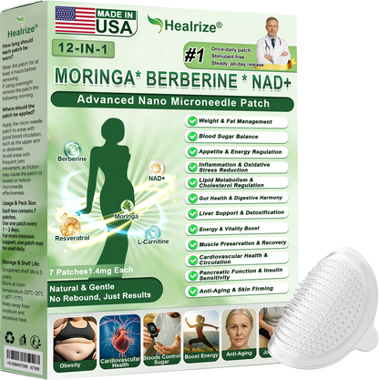 𝑶𝒇𝒇𝒊𝒄𝒊𝒂𝒍 𝑺𝒕𝒐𝒓𝒆  | 👩‍⚕️ H𝐞a𝐥r𝐢z𝐞® 1𝟐-𝐈N-1 M𝐨r𝐢n𝐠a * B𝐞r𝐛e𝐫i𝐧e * N𝐀D+ 𝐀d𝐯a𝐧c𝐞d N𝐚n𝐨 𝐌i𝐜r𝐨n𝐞e𝐝l𝐞 𝐏a𝐭c𝐡 (𝐎𝐧𝐜𝐞 𝐃𝐚𝐢𝐥𝐲, 𝐯𝐢𝐬𝐢𝐛𝐥𝐞 𝐜𝐡𝐚𝐧𝐠𝐞𝐬 𝐢𝐧 𝟕 𝐝𝐚𝐲𝐬）🎖️ F𝐨r 𝐎𝐛𝐞𝐬𝐢𝐭𝐲, 𝐋o𝐨s𝐞 𝐒k𝐢n, 𝐃𝐢𝐚𝐛𝐞𝐭𝐞𝐬, 𝐒𝐥𝐞𝐞𝐩 𝐀𝐩𝐧𝐞𝐚, 𝐀𝐧𝐝 𝐉𝐨𝐢𝐧𝐭 𝐈𝐬𝐬𝐮𝐞𝐬🎖️