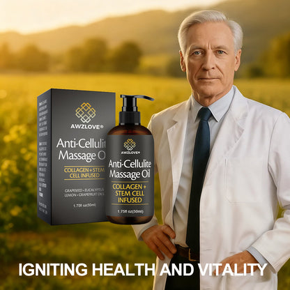 Awzlove® Luxurious Collagen & Stem Cell Anti-Cellulite Massage Oil🏆 (🔥70% Off for a Limited Time!)