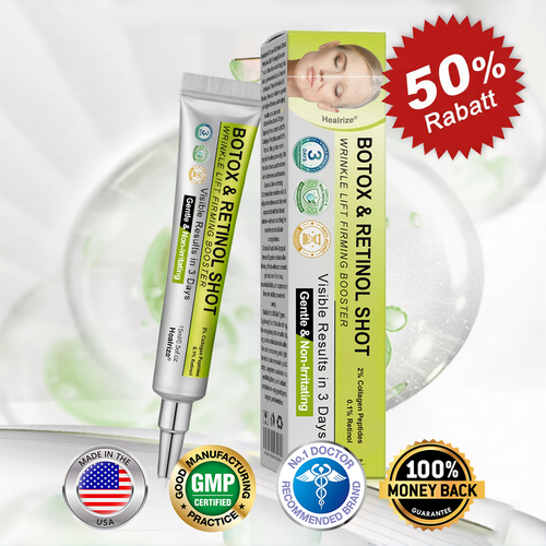 👩‍⚕️Made and shipped from USA 🏆Healrize® Botox & Vita-A Retinol Shot Wrinkle-Lift Tightening cream - Last Day Promotion 70% OFF🏆